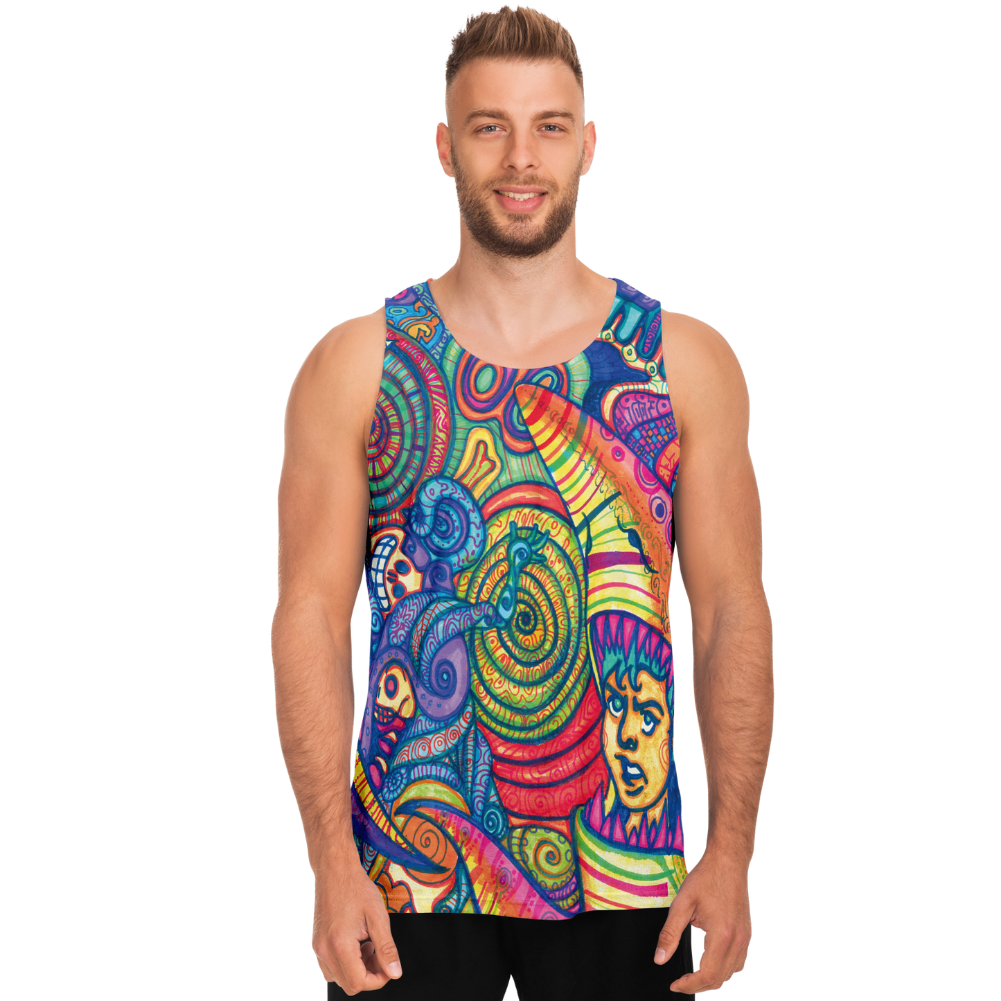 Shark Boy Tank Top