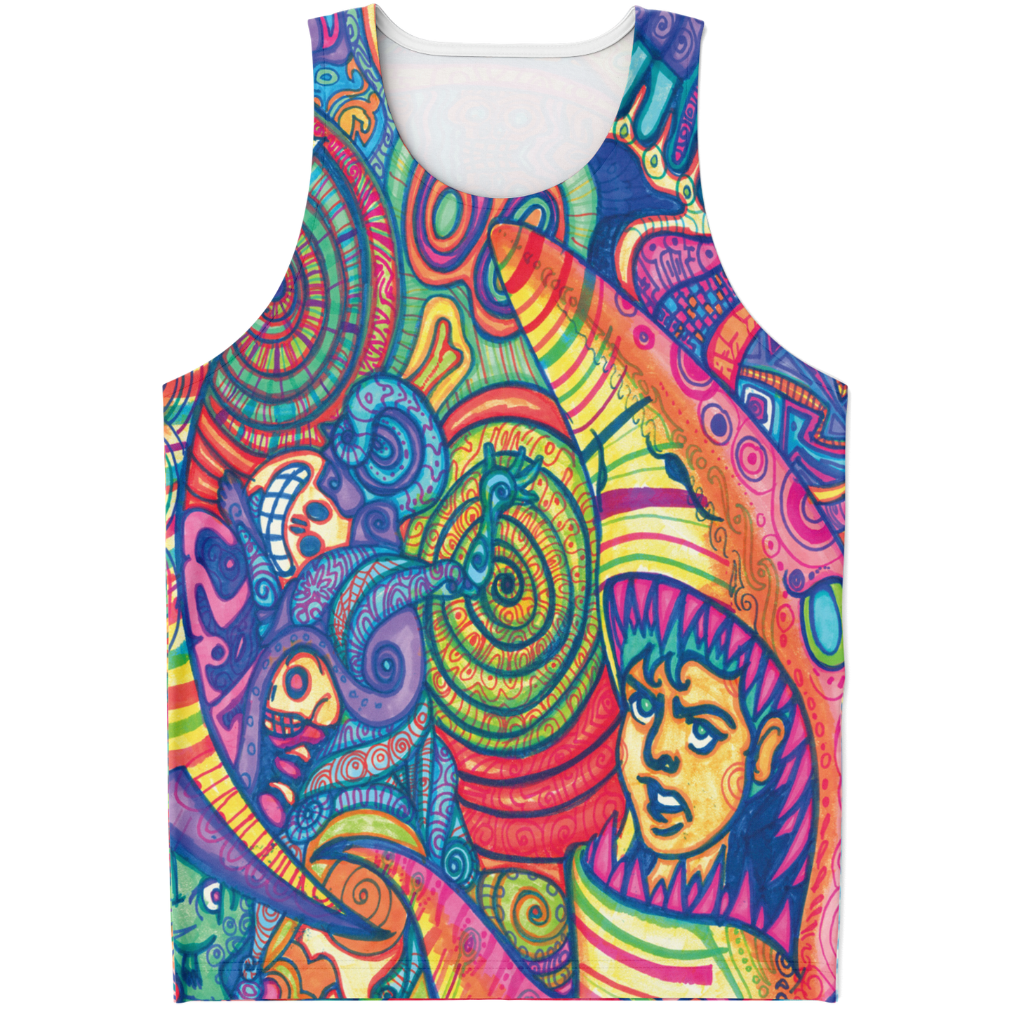Shark Boy Tank Top