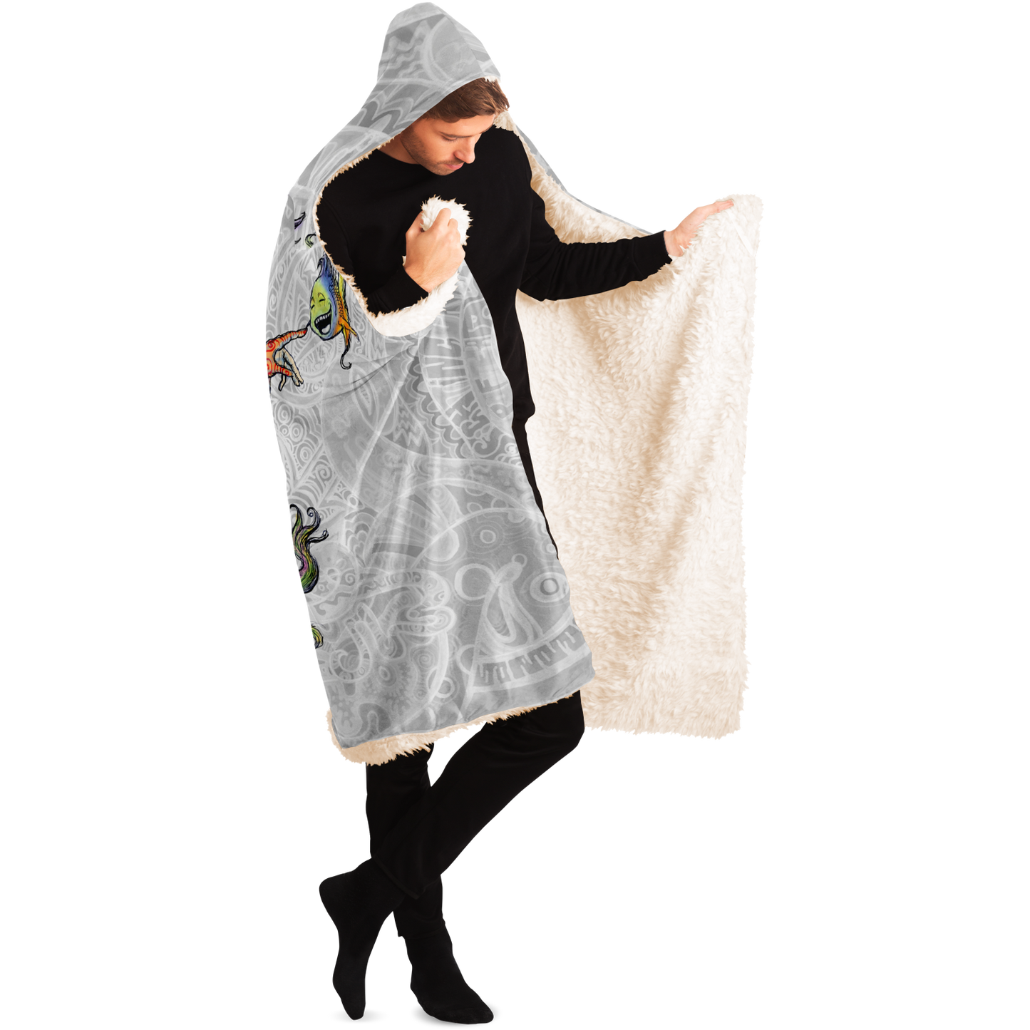 Elephantopus Hooded Blanket