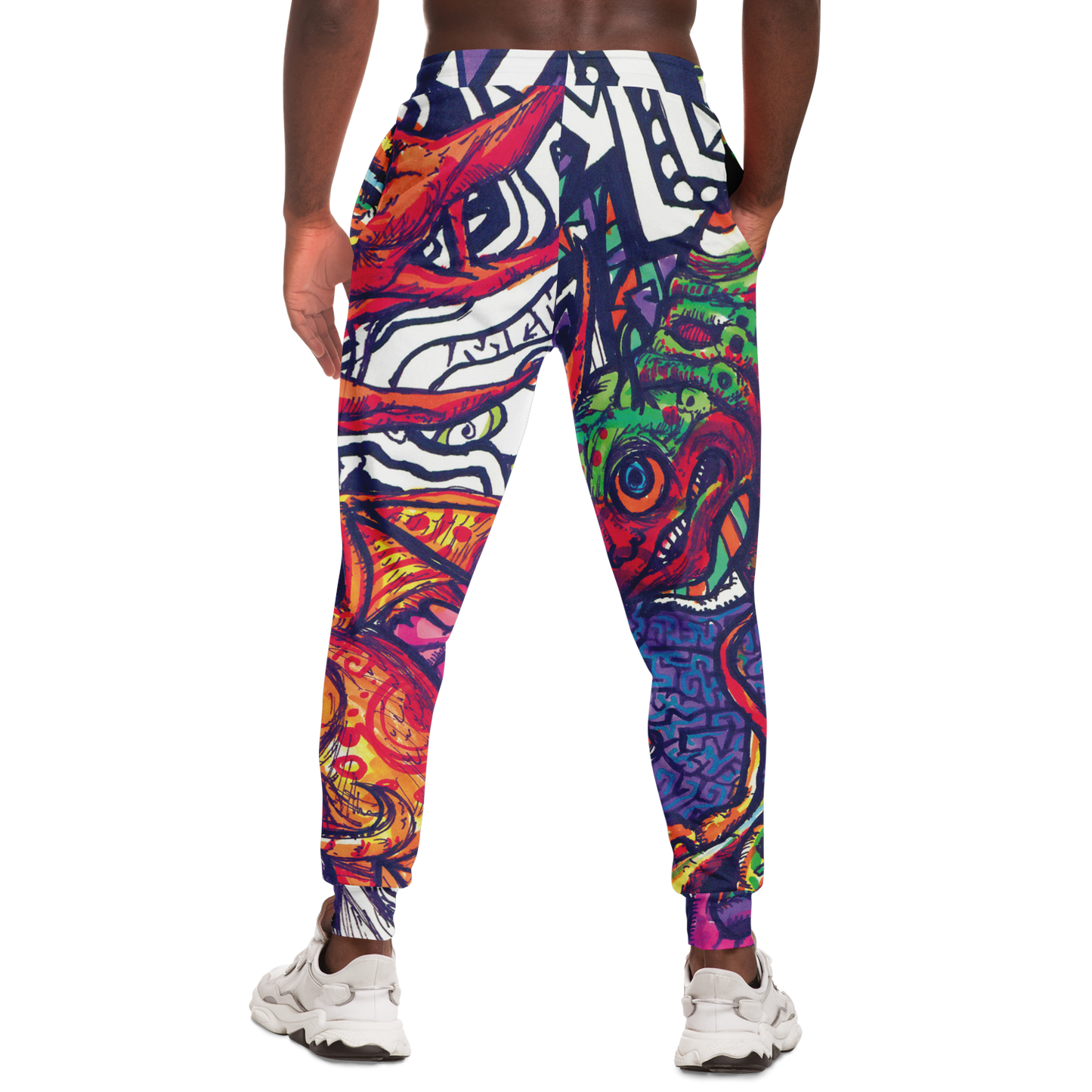 Graffiti Dragon Joggers