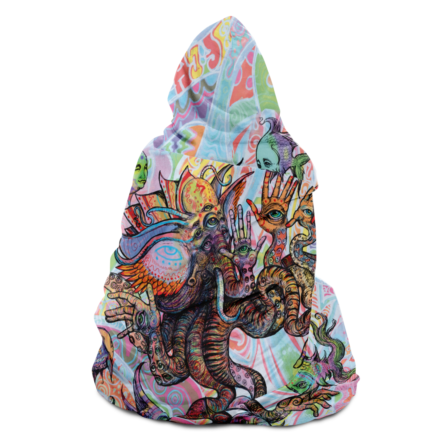 Elephantopus Hooded Blanket