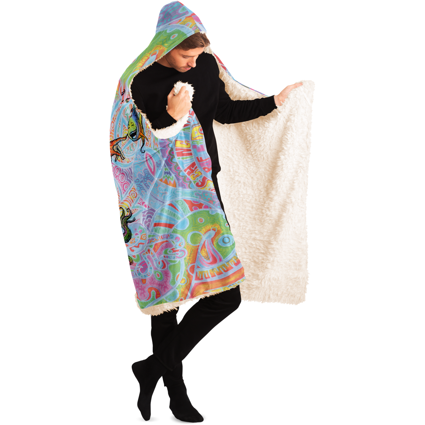 Elephantopus Hooded Blanket