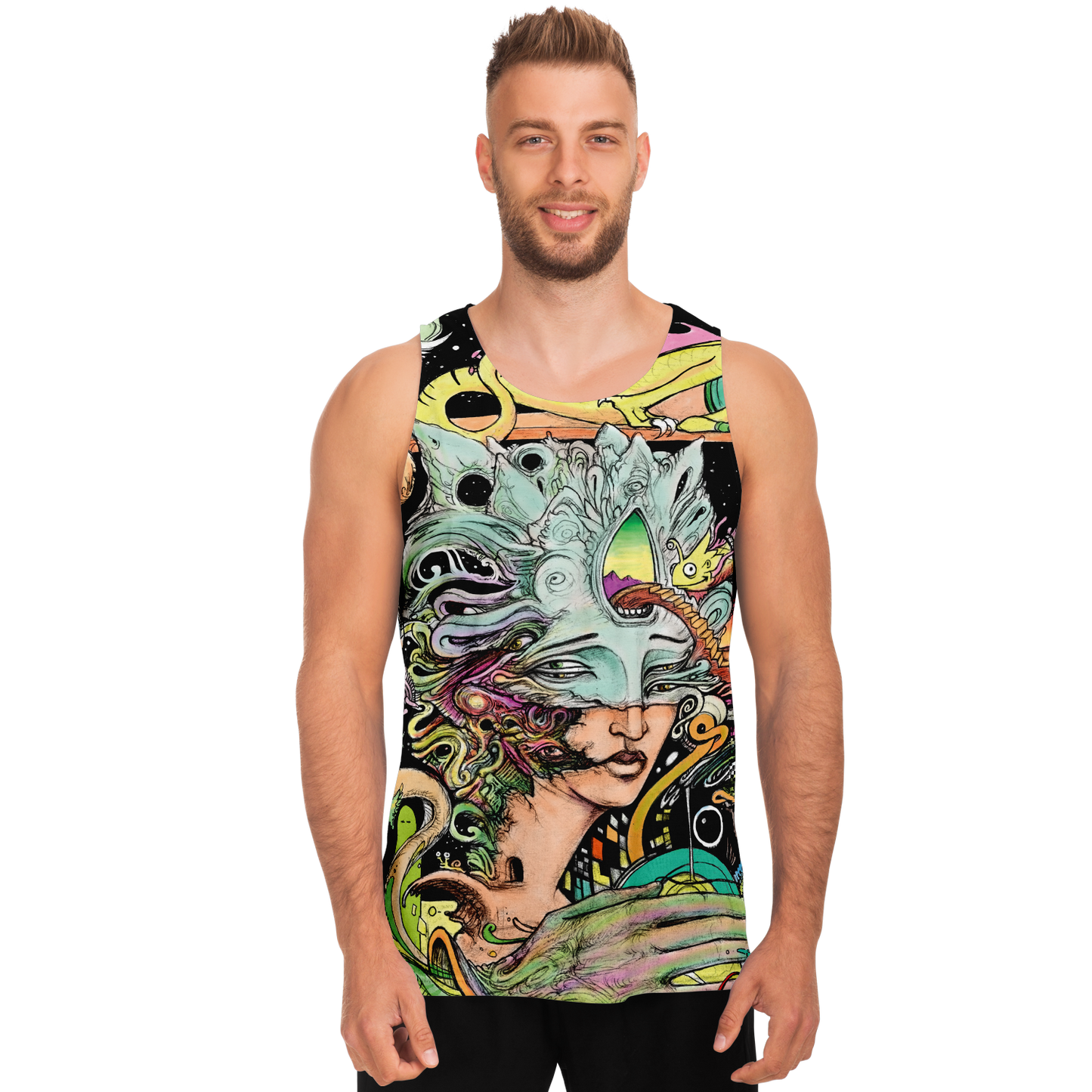 White Horn Woman Tank
