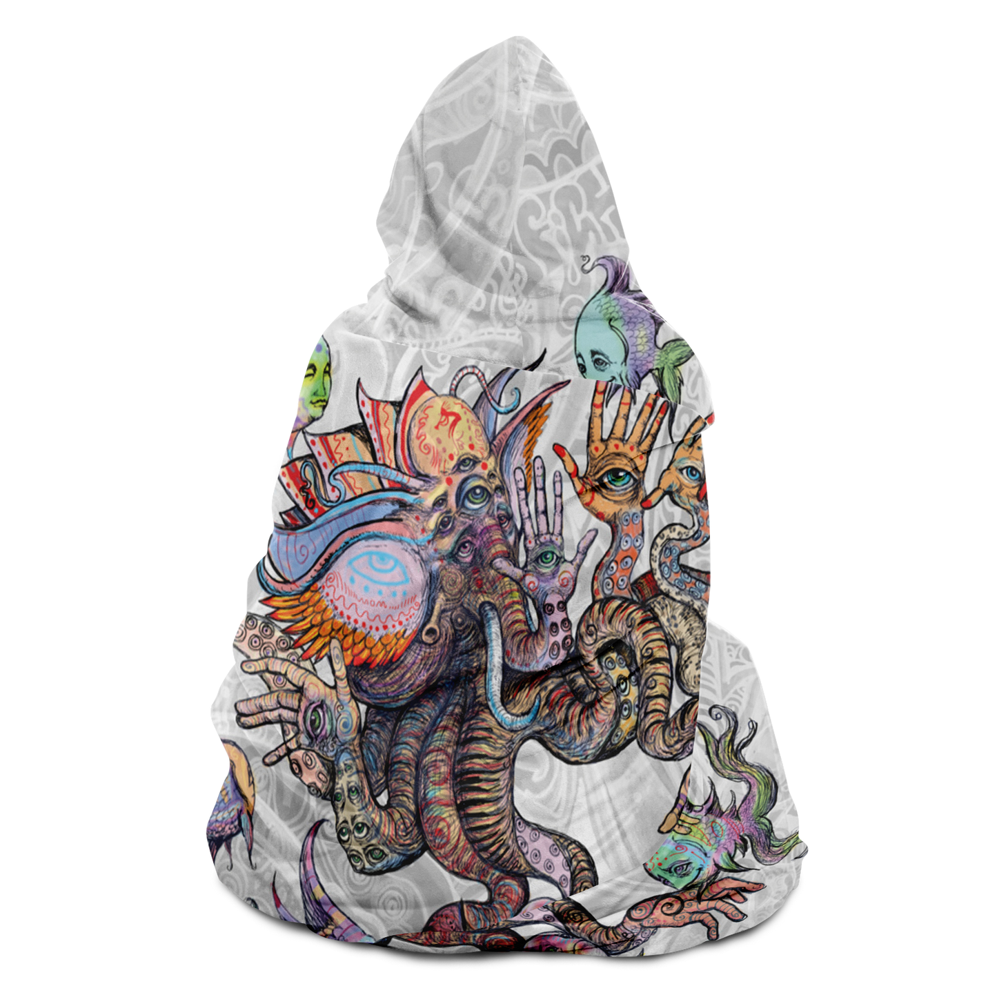Elephantopus Hooded Blanket