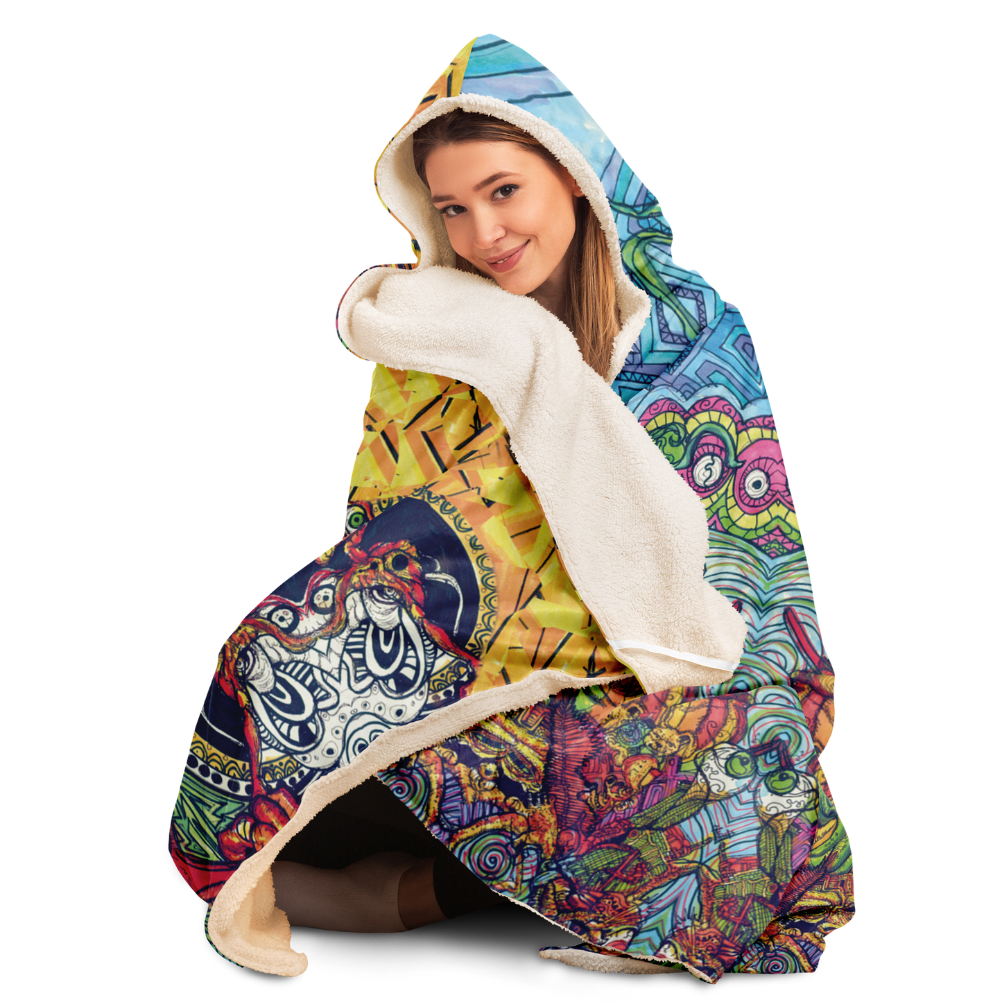 Forking Cyclops Hooded Blanket