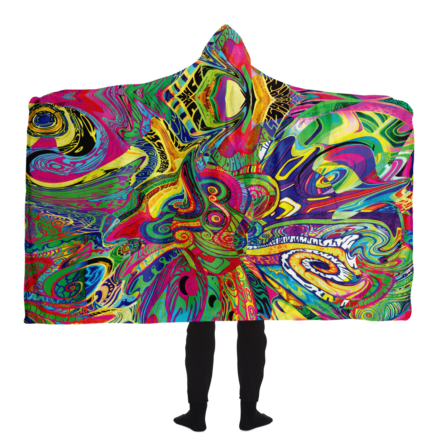 Spiral Hooded Blanket