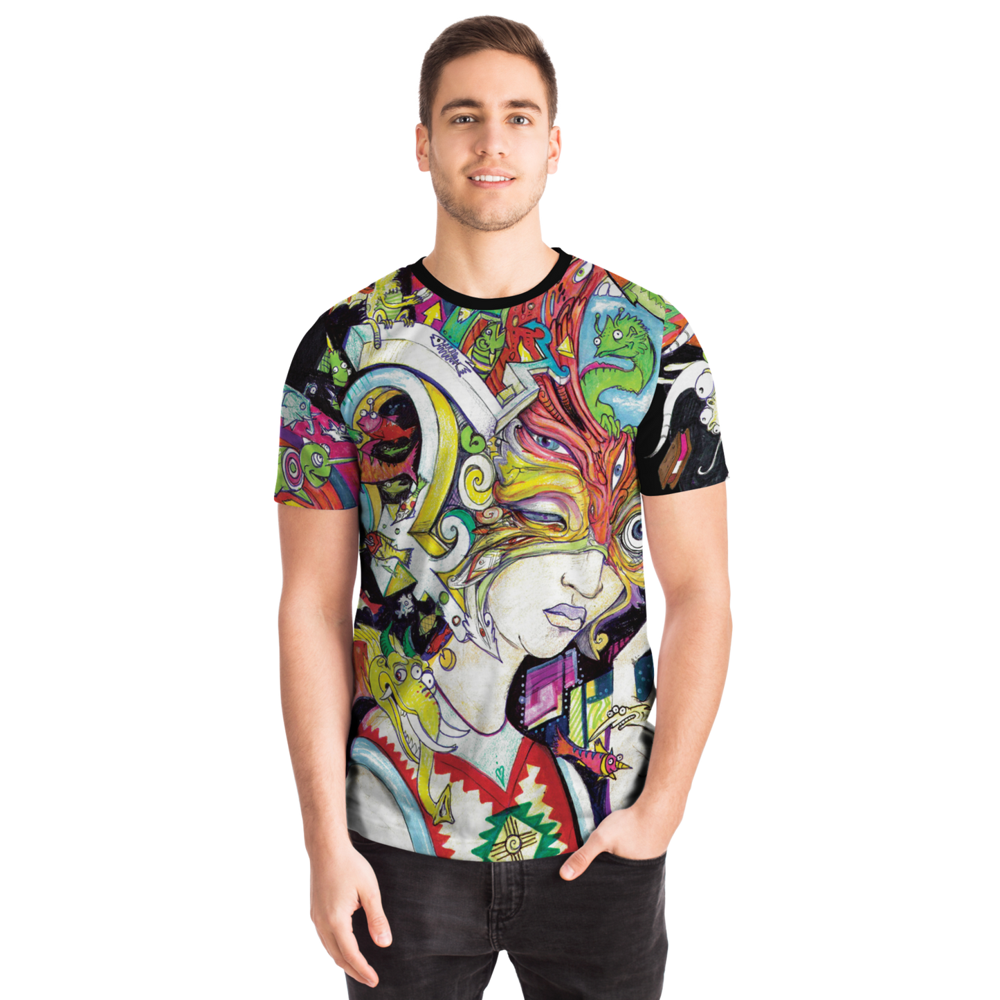 Red Horn Woman T-Shirt