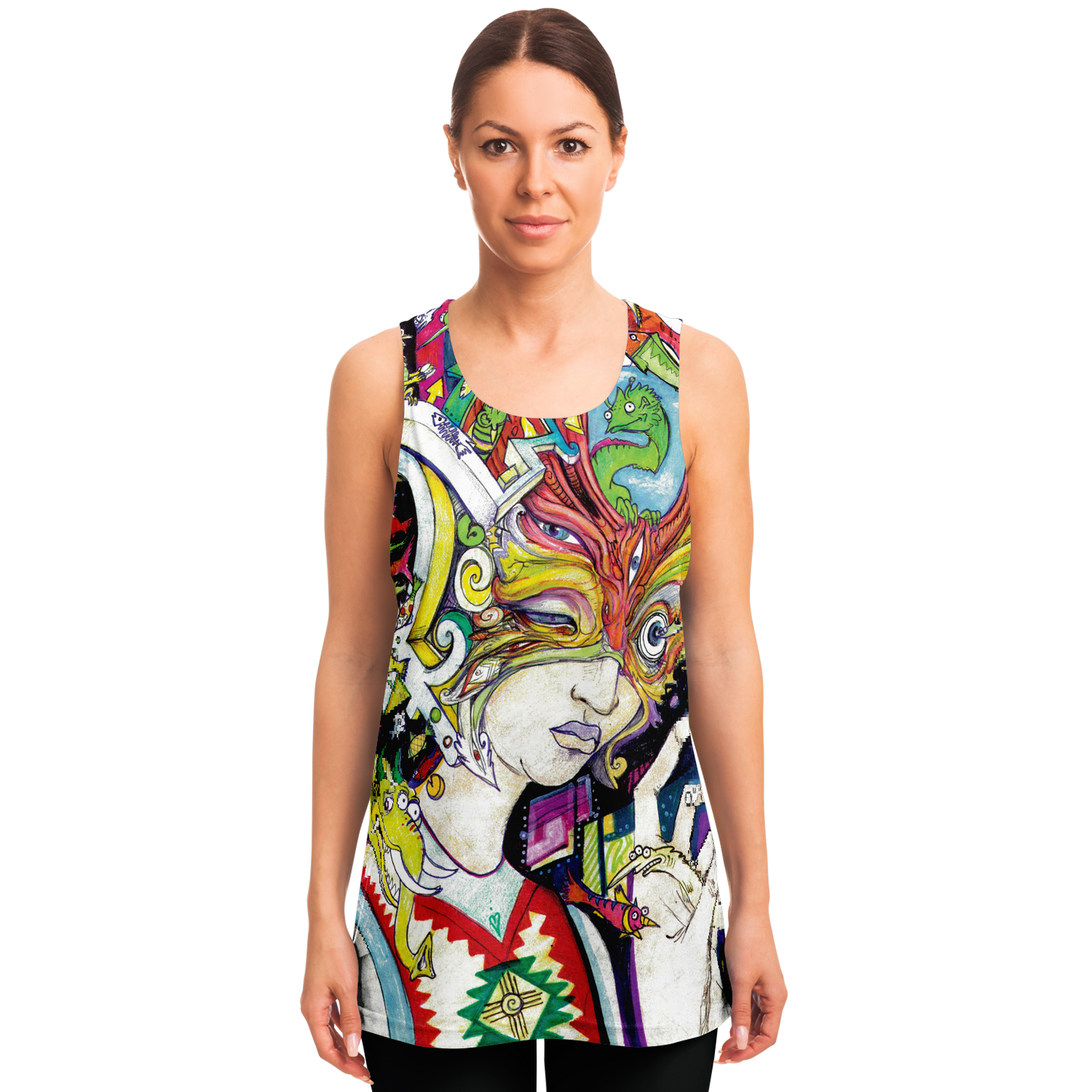 Red Horn Woman Tank