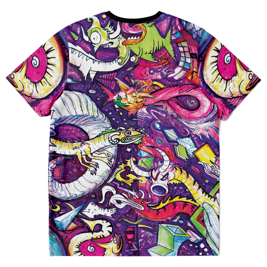 Purple Horn Woman T-Shirt