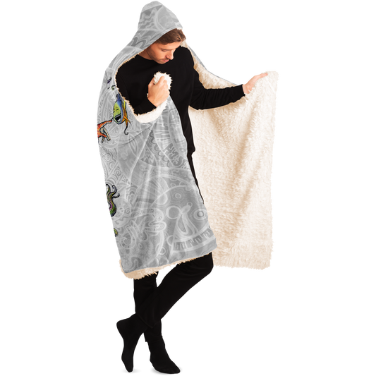 Elephantopus Hooded Blanket