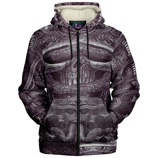 Wall of Faces Fleece Hoodie