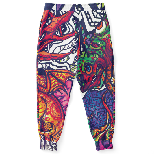 Graffiti Dragon Joggers