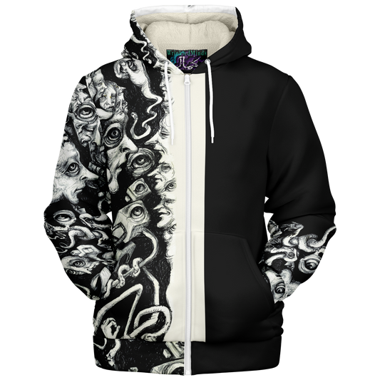 Many Faces Fleece Hoodie