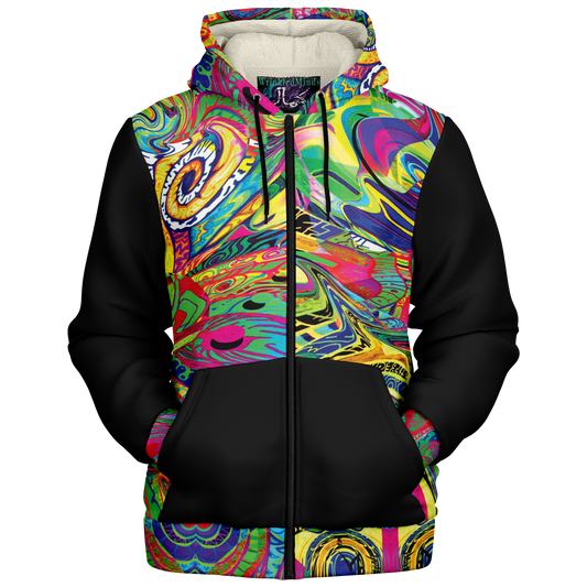 Spirals Fleece Hoodie