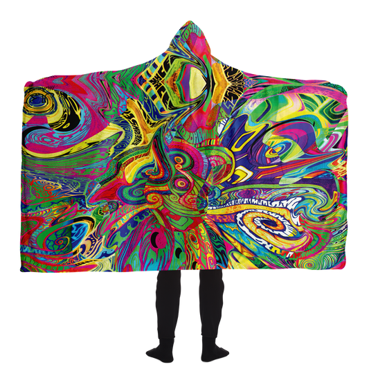 Spiral Hooded Blanket