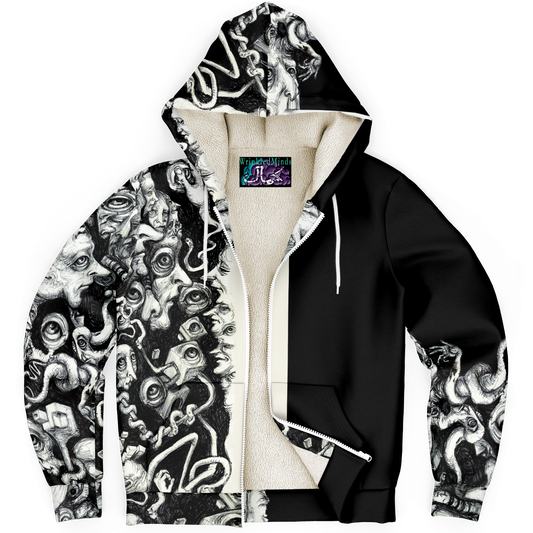 Many Faces Fleece Hoodie