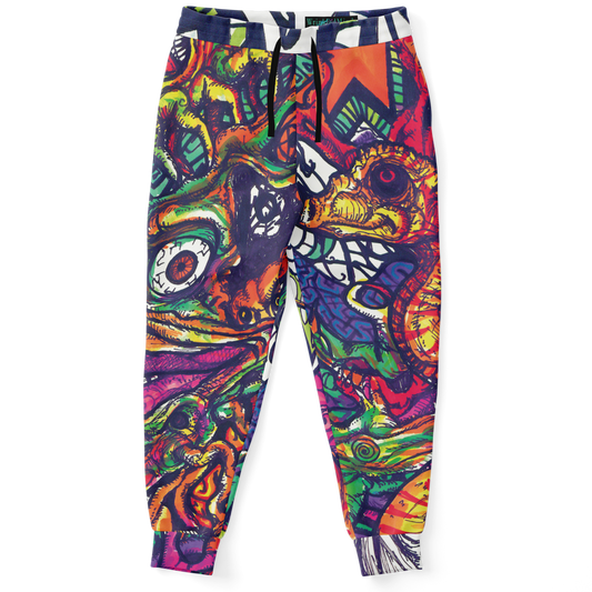 Graffiti Dragon Joggers