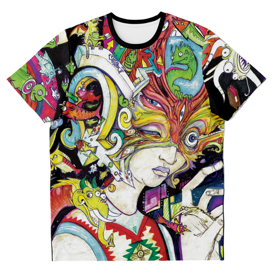 Red Horn Woman T-Shirt