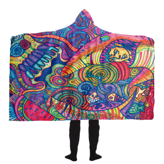 Shark Boy Hooded Blanket
