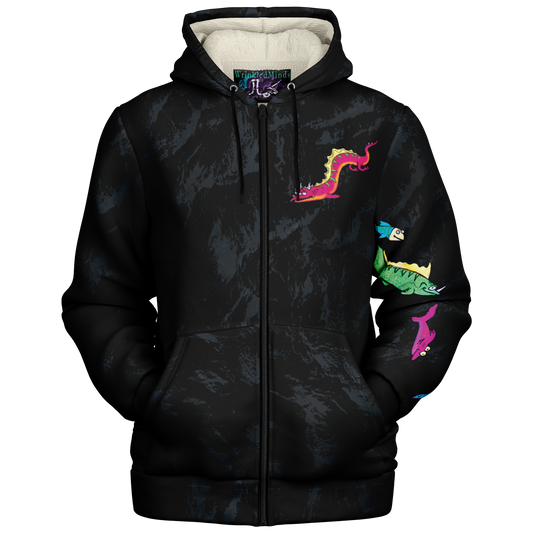 Seahorse Monster Fleece Hoodie