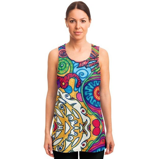 OGanesh Tank - Unisex Tank Top - Artist, Cannabis, Colorful, Elephant, Kamal MishMish, Kmish, KMish213, MishMish, Psychedelic, tank top, Trippy, Unique Art, unisex - Wrinkled Minds Wardrobe