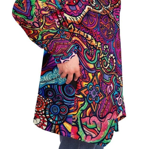 Jaded Cloak - Microfleece Cloak - Artist, Kamal MishMish, Kmish, KMish213, MishMish - Wrinkled Minds Wardrobe