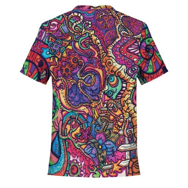 Jaded T-Shirt - Pocket T-shirt - Artist, Cannabis, Colorful, Kamal MishMish, Kmish, KMish213, MishMish, Pocket T-Shirt, Psychedelic, T Shirt, Trippy, Unique Art - Wrinkled Minds Wardrobe