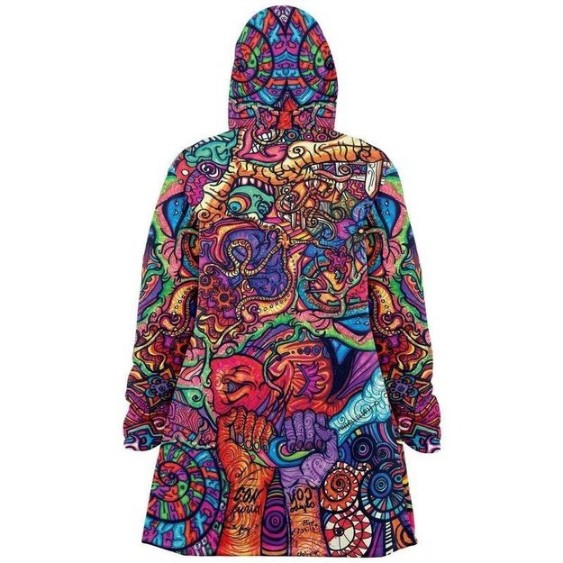 Jaded Cloak - Microfleece Cloak - Artist, Kamal MishMish, Kmish, KMish213, MishMish - Wrinkled Minds Wardrobe