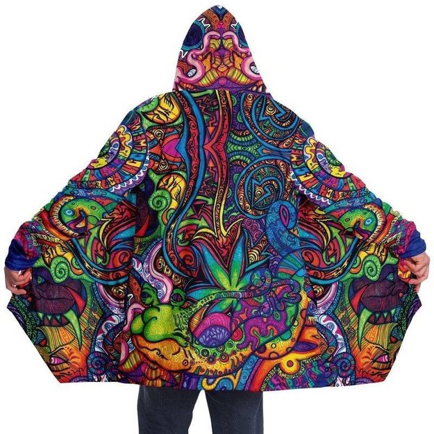 Snail OG Cloak - Microfleece Cloak - Artist, Kamal MishMish, Kmish, KMish213, MishMish - Wrinkled Minds Wardrobe