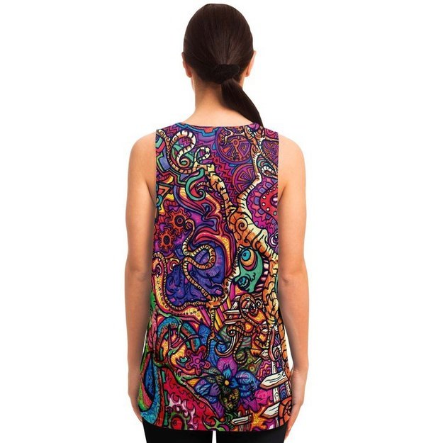 Jaded Tank - Unisex Tank Top - Artist, Colorful, Kamal MishMish, Kmish, KMish213, MishMish, Psychedelic, tank top, Trippy, Unique Art, unisex - Wrinkled Minds Wardrobe