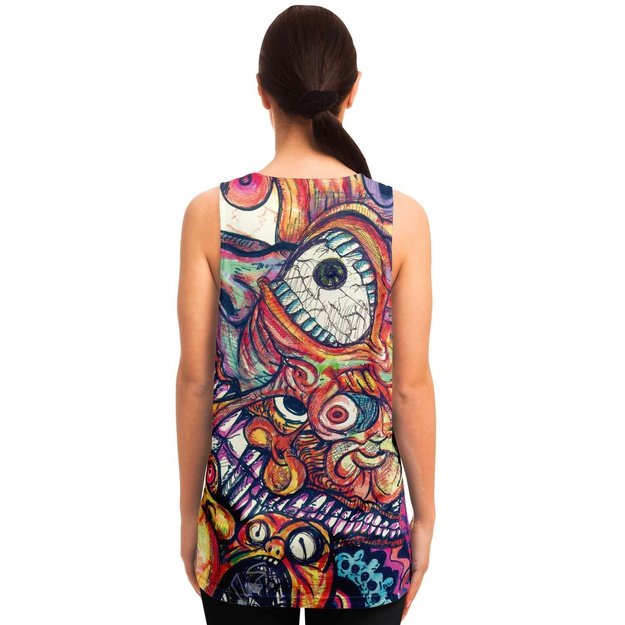 Eyes 'n' Mouth Tank - Unisex Tank Top -  - Wrinkled Minds Wardrobe