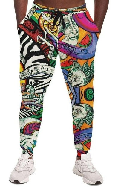 Octophantopus Joggers - Joggers - Artist, Colorful, Kamal MishMish, Kmish, KMish213, MishMish, Psychedelic, Trippy, Unique Art - Wrinkled Minds Wardrobe