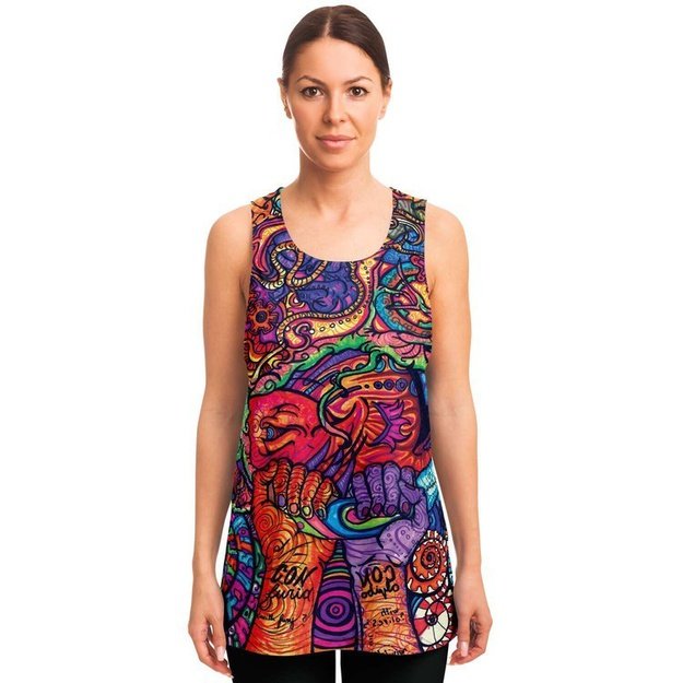 Jaded Tank - Unisex Tank Top - Artist, Colorful, Kamal MishMish, Kmish, KMish213, MishMish, Psychedelic, tank top, Trippy, Unique Art, unisex - Wrinkled Minds Wardrobe