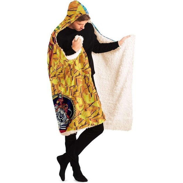 Forking Cyclops Hooded Blanket - Hooded Blanket - Artist, Kamal MishMish, Kmish, KMish213, MishMish - Wrinkled Minds Wardrobe