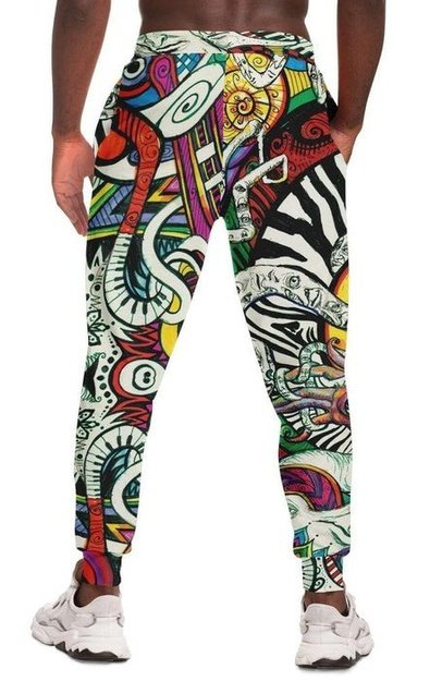 Octophantopus Joggers - Joggers - Artist, Colorful, Kamal MishMish, Kmish, KMish213, MishMish, Psychedelic, Trippy, Unique Art - Wrinkled Minds Wardrobe