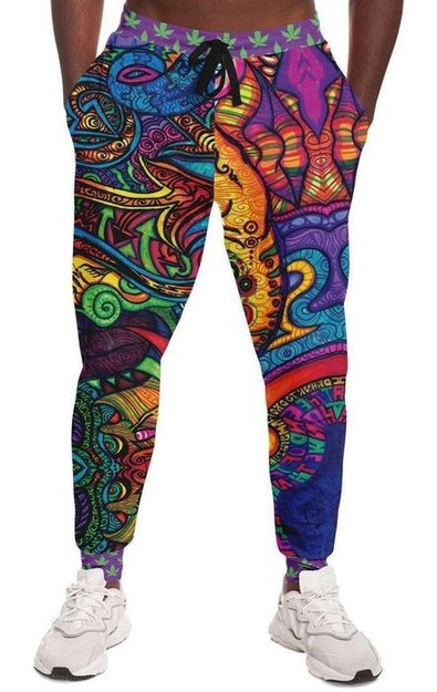 Snail OG Joggers - Joggers - Artist, Cannabis, Colorful, Kamal MishMish, Kmish, KMish213, MishMish, Psychedelic, Trippy, Unique Art - Wrinkled Minds Wardrobe