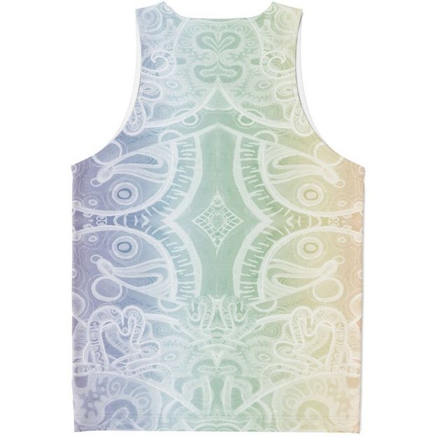 Elephantopus Tank - Unisex Tank Top - Artist, Colorful, Elephant, Kamal MishMish, Kmish, KMish213, MishMish, Octopus, Psychedelic, Sea Life, tank top, Trippy, Unique Art, unisex - Wrinkled Minds Wardrobe